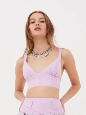 For Love And Lemons Lavender Crop Top - new without tags - size medium